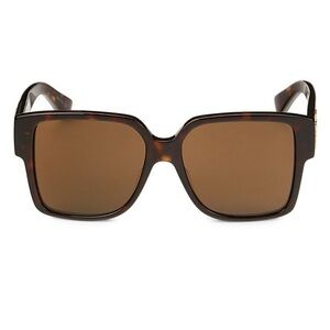 YSL 55mm Oversized Square Sunglasses